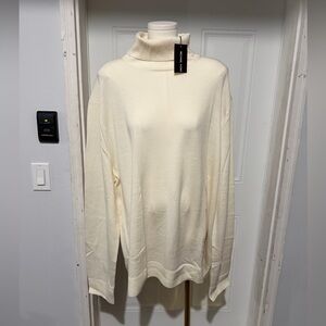 Michael Kors Ivory Turtleneck Sweater Men’s